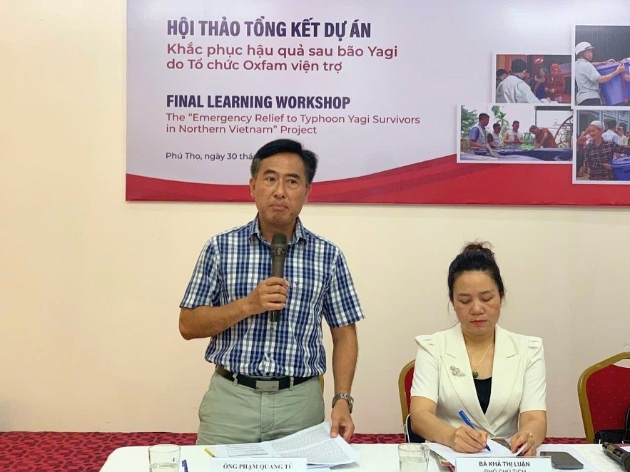 More than 45,000 People Receive Livelihood Recovery Support from Oxfam Following Typhoon Yagi