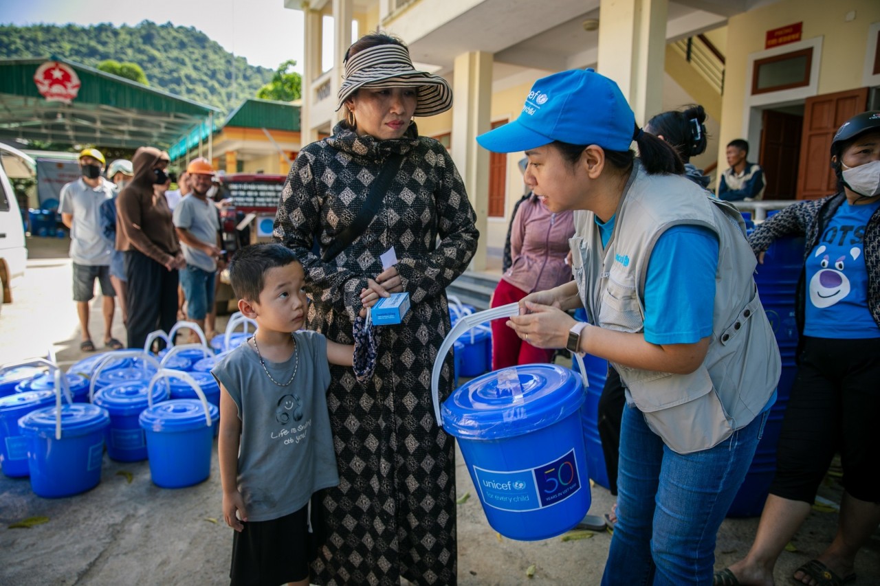 UNICEF Provides Emergency Assistance to Flood-Affected Communities in Dien Bien, Son La, and Nghe An