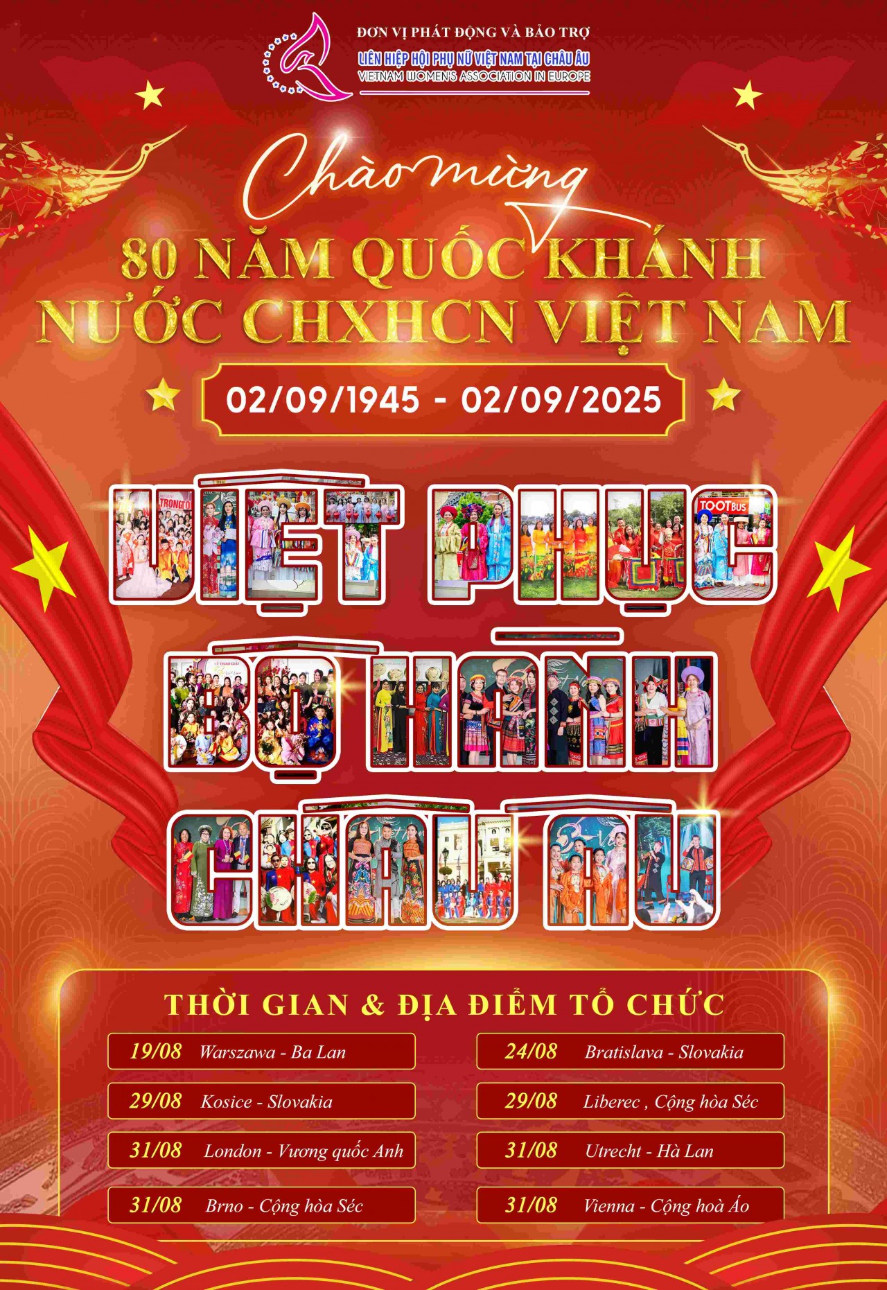 Program poster. (Photo: Union of Vietnamese Women’s Association in Europe)