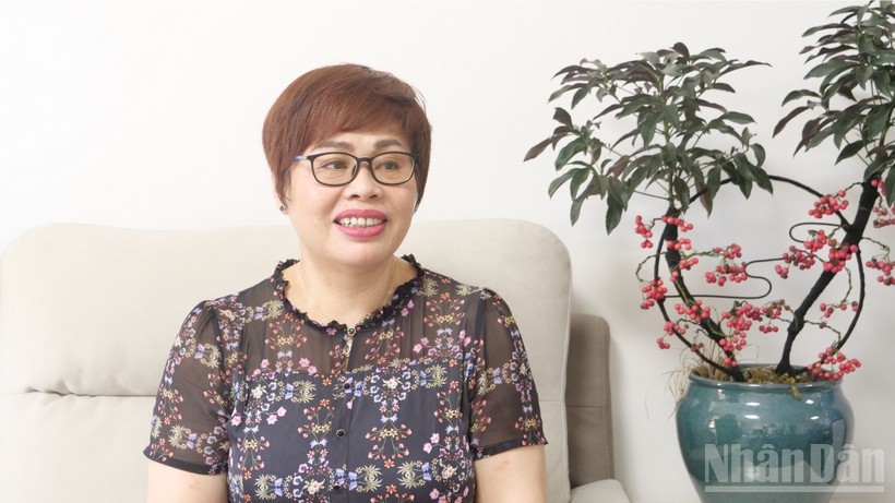 Professor Dr. Phan Kim Nga, Chinese Academy of Social Sciences. (Photo: Nhan Dan Newspaper)