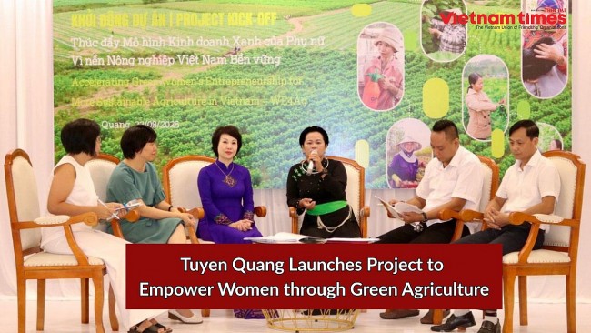 Tuyen Quang Launches Project to Empower Women through Green Agriculture