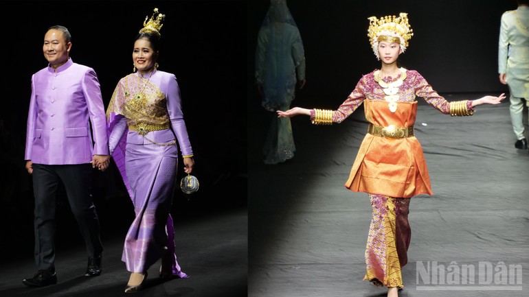 Performance of traditional costumes of ASEAN countries. (Photo: People's Newspaper)