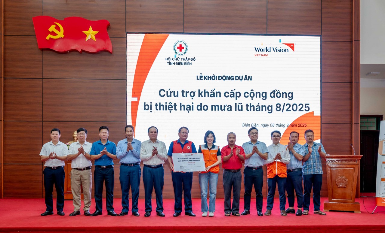 World Vision Accompanies Dien Bien in Overcoming Floods
