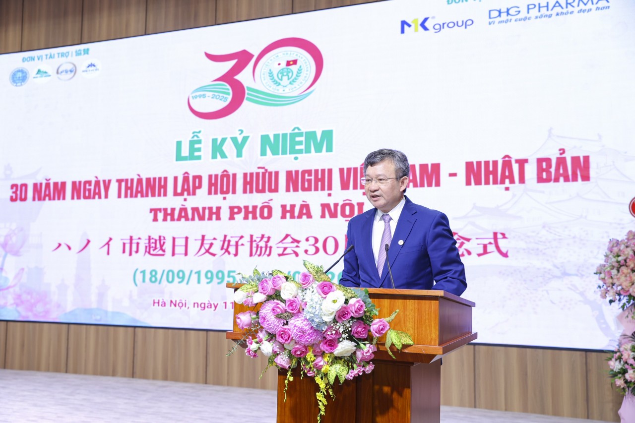 Nguyễn Ngọc Kỳ, Chairman of the Hanoi Union of Friendship Organizations. (Photo: Đinh Hòa)