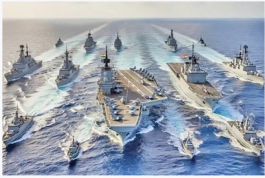 India plans to develop a blue-water navy of over 200 ships with global reach