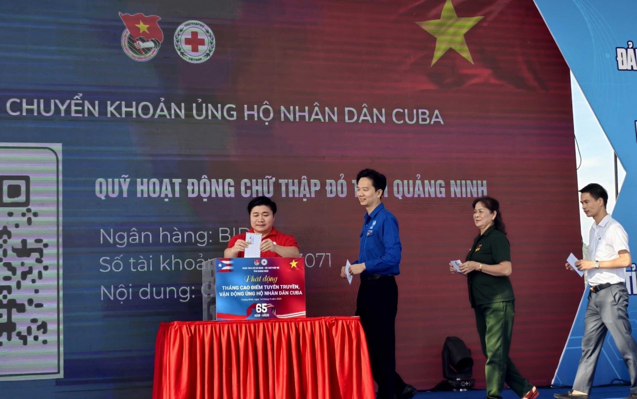 Nearly VND 420 Billion Raised for Cuba in One Month