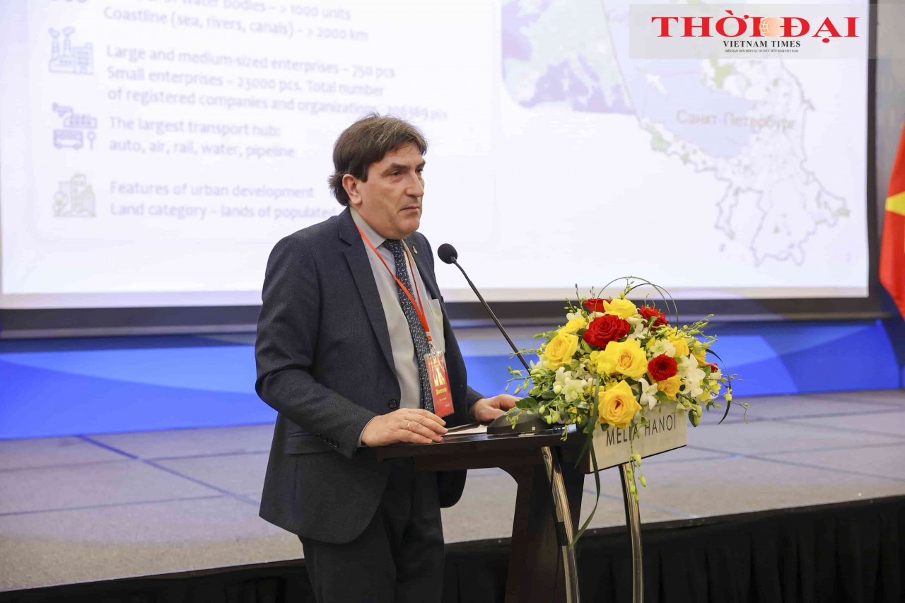 Dr. Ivan Serebritsky, Doctor of Geological and Mineralogical Sciences and Deputy Chairman of the Committee for Environmental Management and Ecology of Saint Petersburg