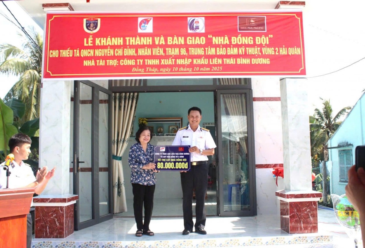 Comrade's House Presented to the Family of Soldier in Difficult Circumstances