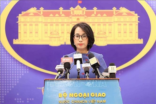 The Ministry of Foreign Affairs' spokesperson Pham Thu Hang. (Photo: VNA) The Ministry of Foreign Affairs' spokesperson Pham Thu Hang. (Photo: VNA)