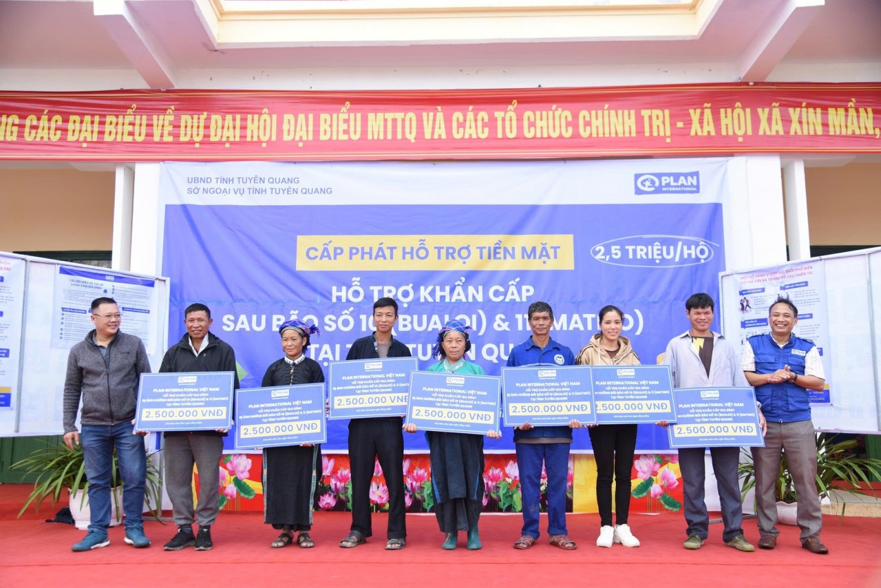 Plan International Vietnam Provides Emergency Assistance in Tuyen Quang