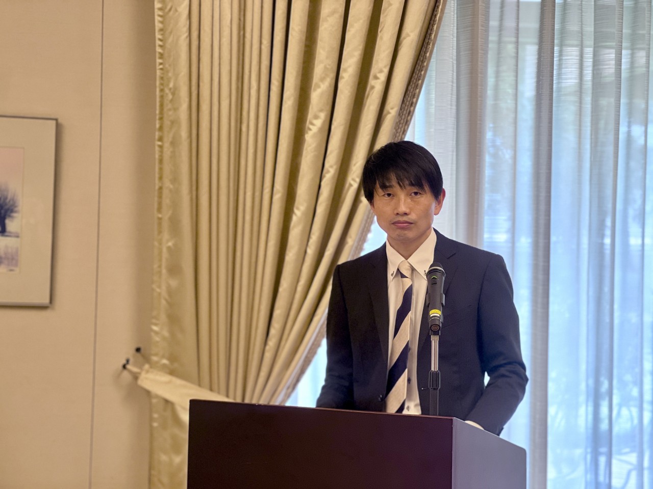 Nagino Kosuke, Cooperation and Aid Resources Manager at Save the Children Japan.