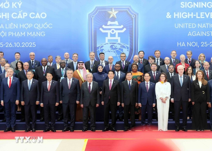 Signing ceremony of UN Convention against Cybercrime solemnly opens in Hanoi