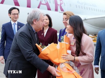 UN Secretary-General António Guterres Arrives in Vietnam to Attend the Hanoi Convention Signing Ceremony UN Secretary-General António Guterres Arrives in Vietnam to Attend the Hanoi Convention Signing Ceremony