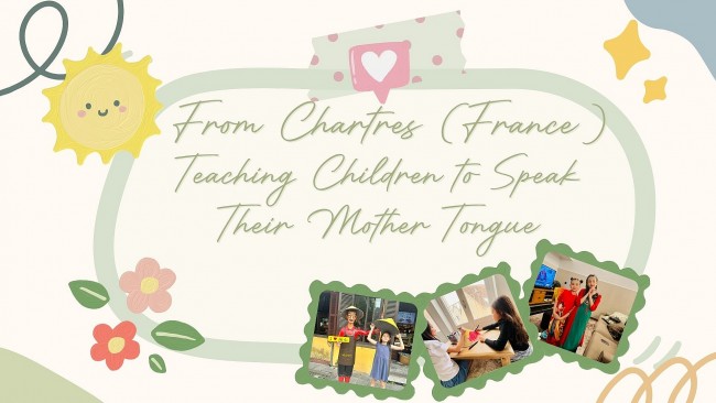 From Chartres (France), Teaching Children to Speak Their Mother Tongue