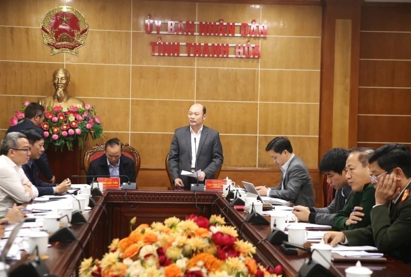 Cao Van Cuong, Member of the Provincial Party Committee and Vice Chairman of the Thanh Hoa Provincial People’s Committee, receives and works with the delegation from the Ministry of Agriculture and Environment. Cao Van Cuong, Member of the Provincial Party Committee and Vice Chairman of the Thanh Hoa Provincial People’s Committee, receives and works with the delegation from the Ministry of Agriculture and Environment.