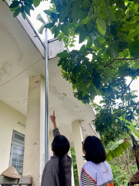 As Typhoon Kalmaegi approached Quang Ngai, World Vision International in Vietnam worked with local communities to prepare disaster response facilities. (Photo: WVIV)