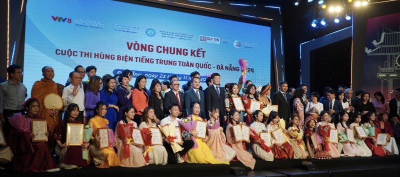 Final round of the 2024 National Chinese Language Speech Contest in Da Nang. (Photo: Consulate General of China in Da Nang) Final round of the 2024 National Chinese Language Speech Contest in Da Nang. (Photo: Consulate General of China in Da Nang)