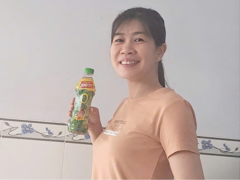 Going to work in the morning, relaxing in the afternoon, winning a 20-million-VND prize in the evening thanks to Zero Degree Green Tea
