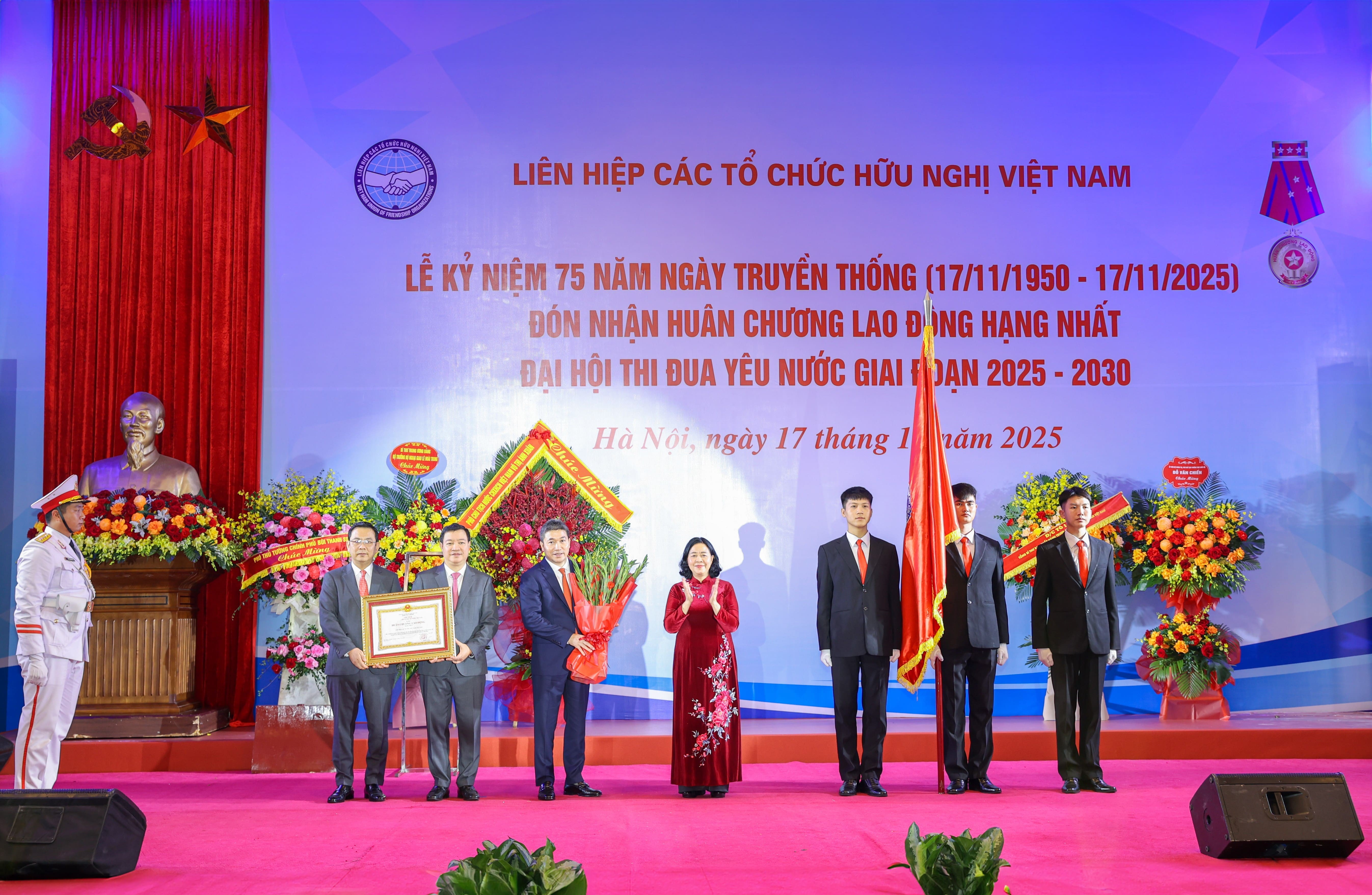 Viet Nam Union of Friendship Organizations Celebrates 75th Anniversary of Traditional Day and Patriotic Emulation Congress for 2025-2030 Period