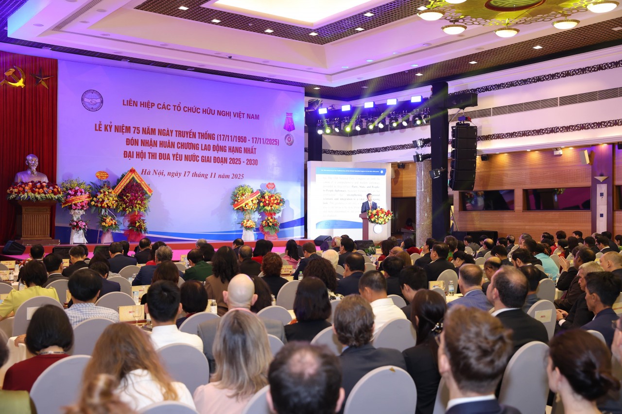 Viet Nam Union of Friendship Organizations Celebrates 75th Anniversary of Traditional Day and Patriotic Emulation Congress for 2025-2030 Period