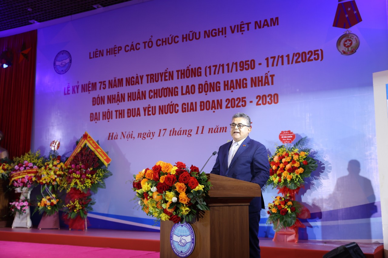 Viet Nam Union of Friendship Organizations Celebrates 75th Anniversary of Traditional Day and Patriotic Emulation Congress for 2025-2030 Period