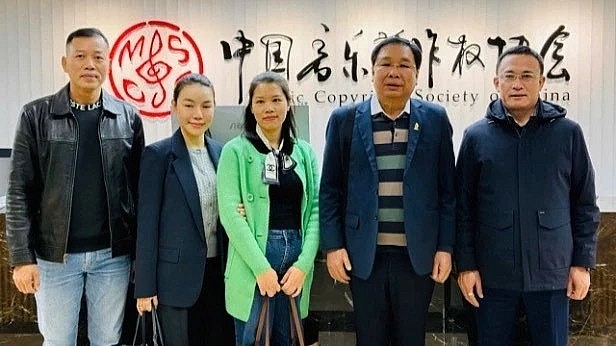 Dinh Trung Can, Director General of the Viet Nam Music Copyright Protection Centre (second from right), at a CISAC meeting held in Beijing, China, in October 2025. Dinh Trung Can, Director General of the Viet Nam Music Copyright Protection Centre (second from right), at a CISAC meeting held in Beijing, China, in October 2025.