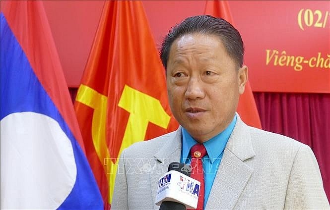 Member of the Lao People’s Revolutionary Party (LPRP) Central Committee and Standing Deputy Head of its Commission for Propaganda and Training Laopaosong Navongxay (Photo: VNA)