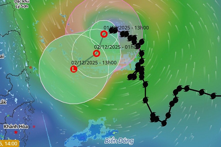 Typhoon Koto has weakened into a tropical depression. Source: VNDMS