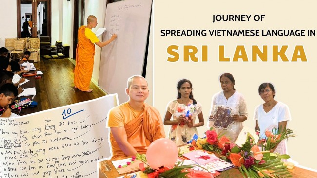 Journey of Spreading Vietnamese Language in Sri Lanka