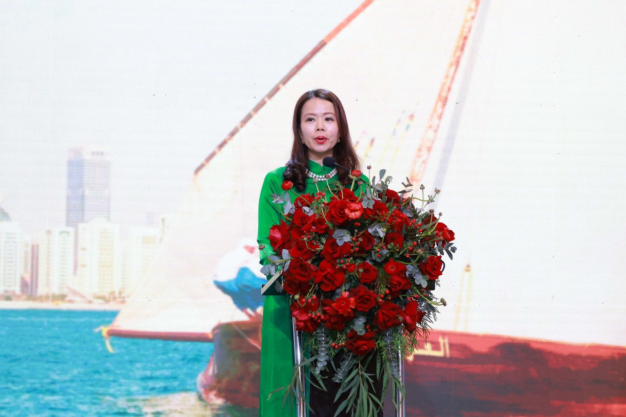 Deputy Minister of Foreign Affairs Nguyen Minh Hang speaks at the ceremony. (Photo: UAE Embassy in Viet Nam) Deputy Minister of Foreign Affairs Nguyen Minh Hang speaks at the ceremony. (Photo: UAE Embassy in Viet Nam)