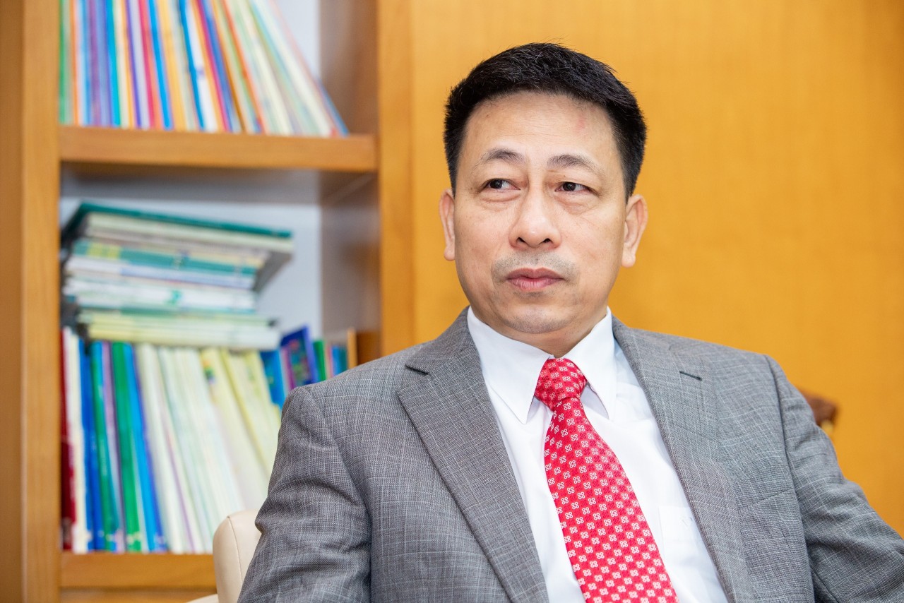 Dr. Phạm Vĩnh Thái – Editor-in-Chief, Vietnam Education Publishing House. (Photo: Hữu Thắng)
