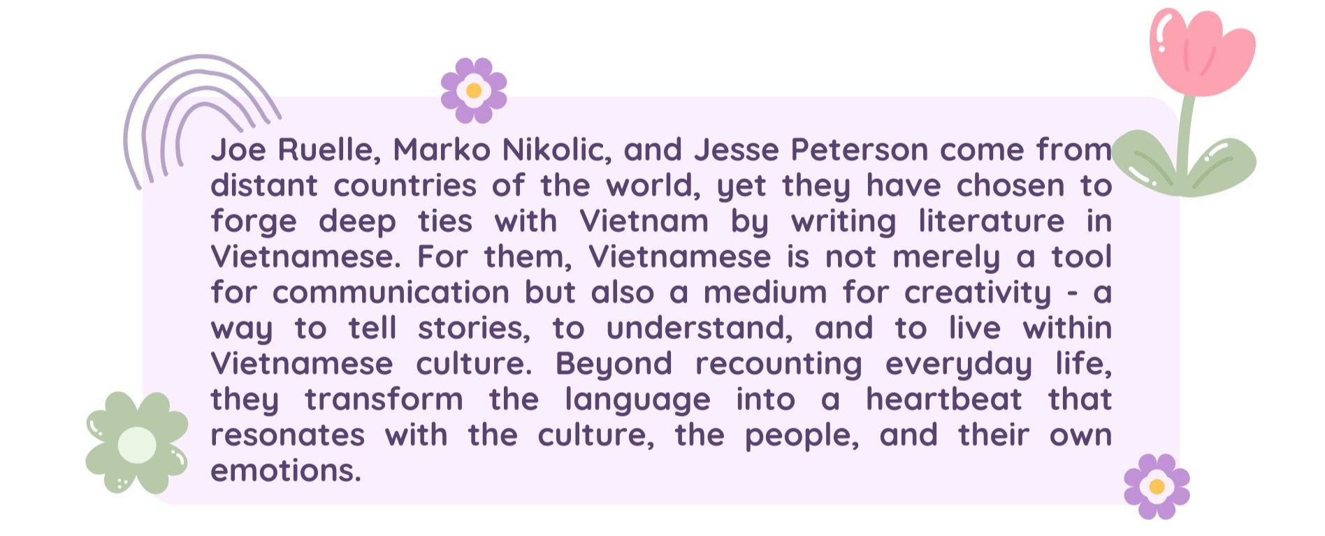 Three Foreign Writers Spreading Vietnamese Language