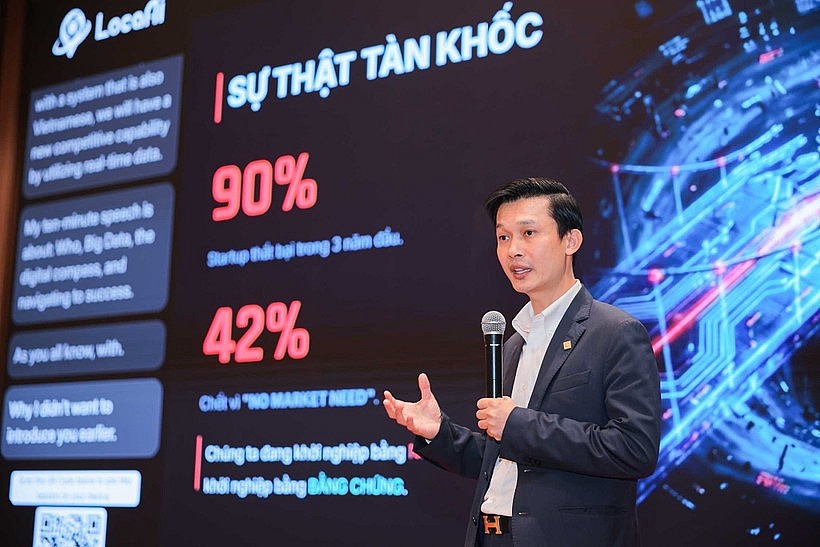 Vu Ngoc Quyet, Founder and CEO of LocaAI, speaks about AI technology at TECHFEST Vietnam 2025, held in Hanoi from December 12-14, 2025. (Photo: VNA) Vu Ngoc Quyet, Founder and CEO of LocaAI, speaks about AI technology at TECHFEST Vietnam 2025, held in Hanoi from December 12-14, 2025. (Photo: VNA)