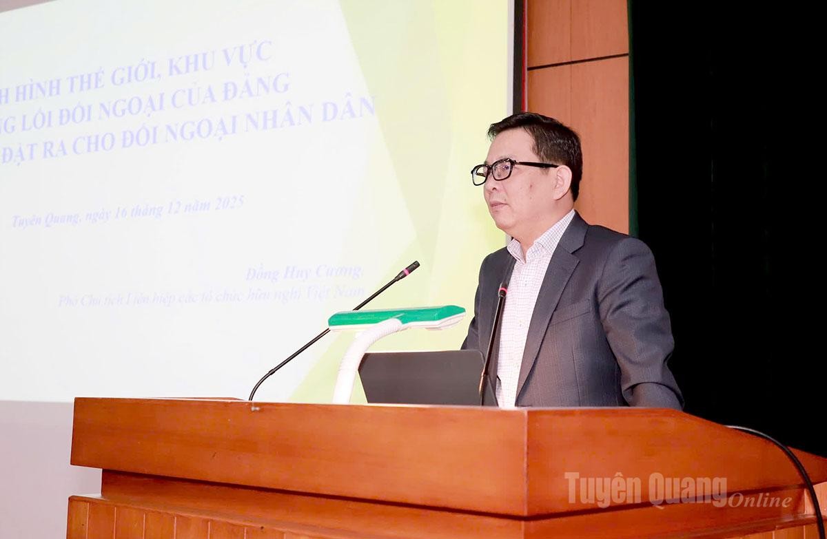Tuyen Quang Conducts Training on People-to-people Diplomacy in 2025