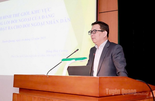Tuyen Quang Conducts Training on People-to-people Diplomacy in 2025