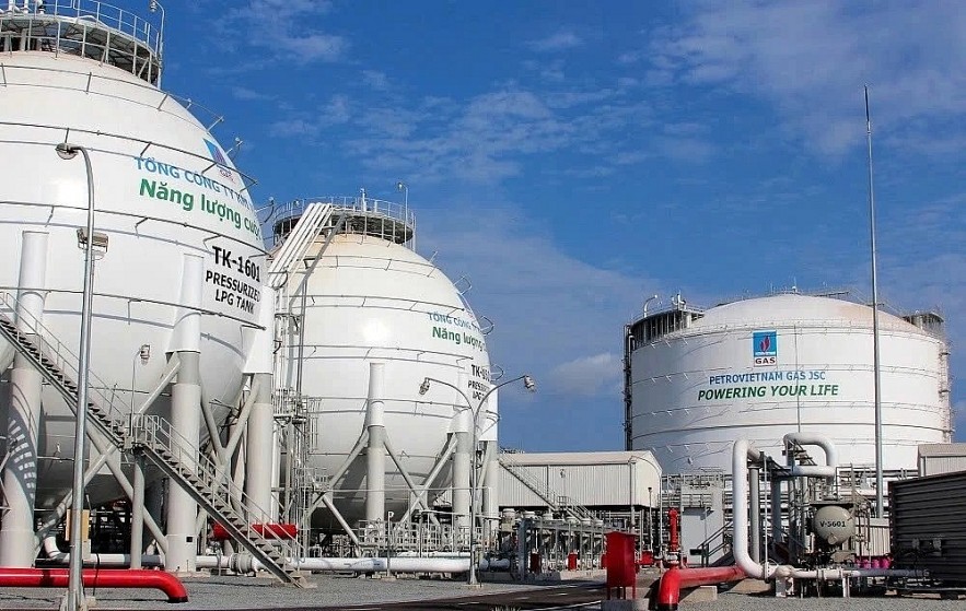Vietnam's largest LNG terminal at Thi Vai port in Vung Tau, part of Ho Chi Minh City.