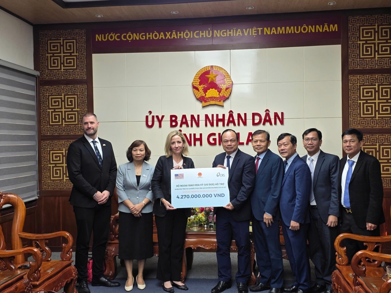 US Government Aid Supports Natural Disasters Recovery in Gia Lai Province