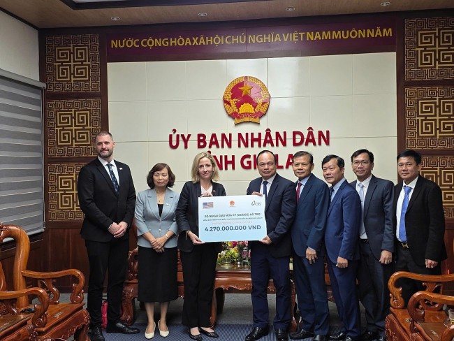 US Government Aid Supports Natural Disasters Recovery in Gia Lai Province