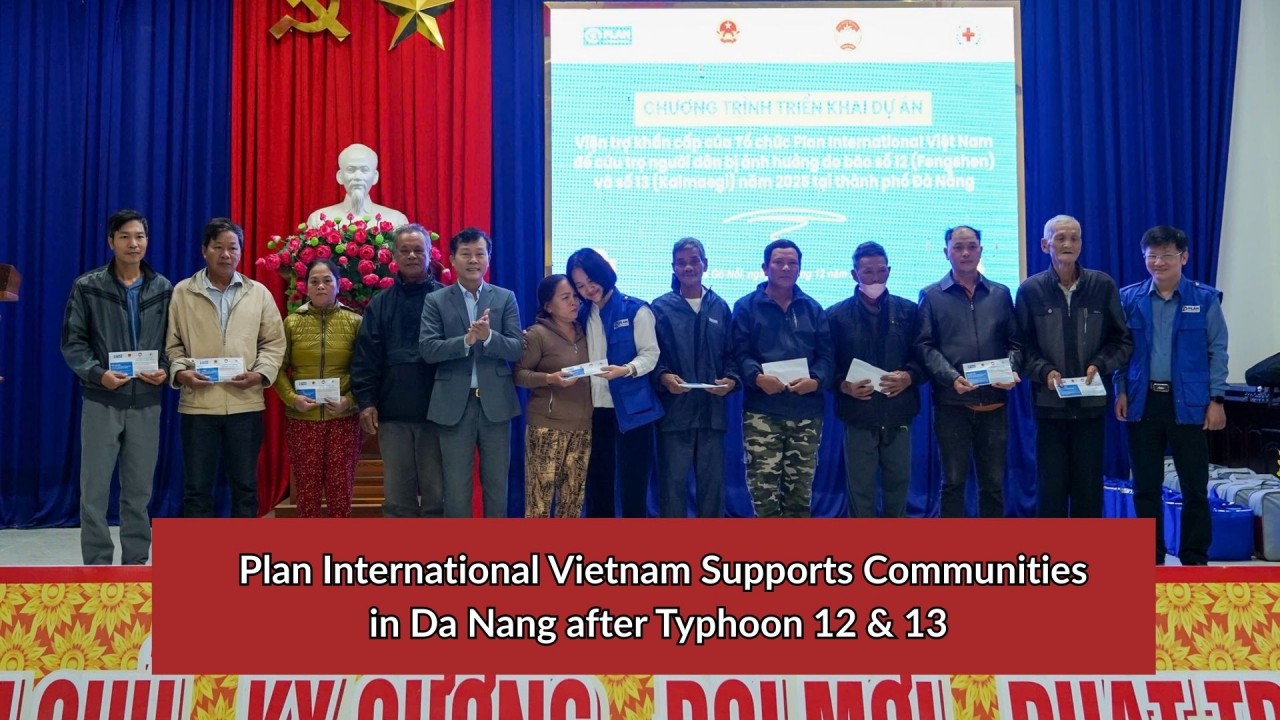 Plan International Vietnam Supports Communities in Da Nang after Typhoon 12 & 13