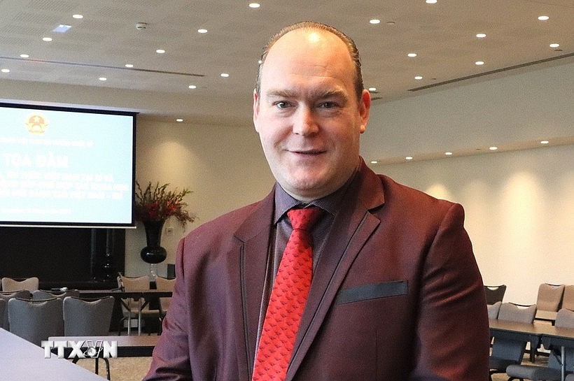 Eric Van Vaerenbergh, an energy expert and lecturer at the Brussels Engineering School (ECAM). (Photo published by VNA)