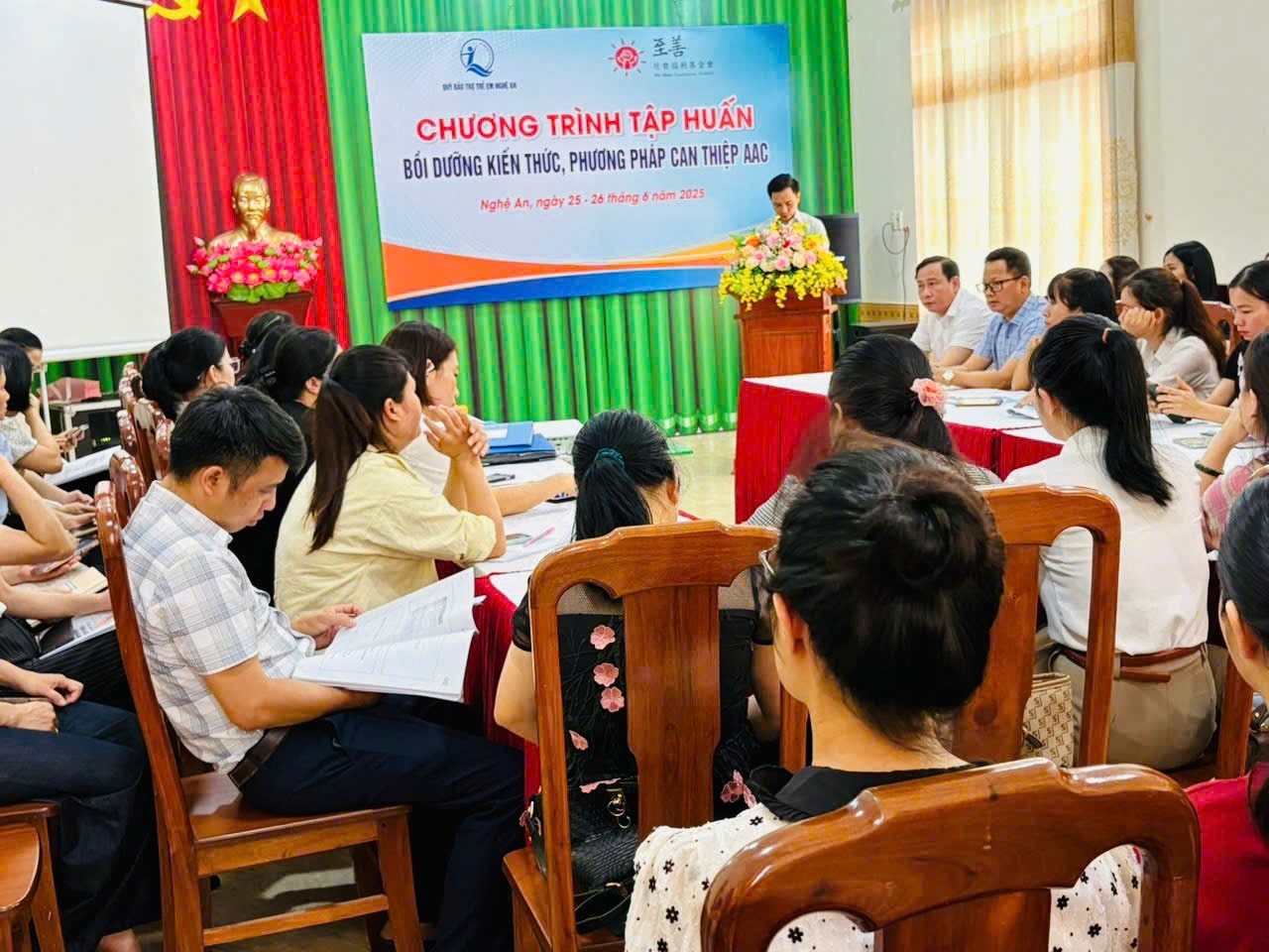 A training program to enhance knowledge and intervention methods on AAC held in June 2025, organized by Zhi Shan Foundation. (Photo: Zhi Shan Foundation) A training program to enhance knowledge and intervention methods on AAC held in June 2025, organized by Zhi Shan Foundation. (Photo: Zhi Shan Foundation)