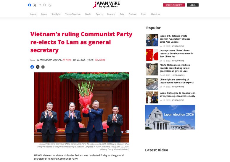 International Media Highlight Messages of the 14th National Party Congress