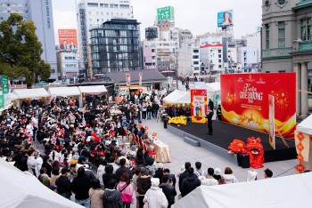 Lively Vietnamese Lunar New Year Celebration in Fukuoka (Japan)