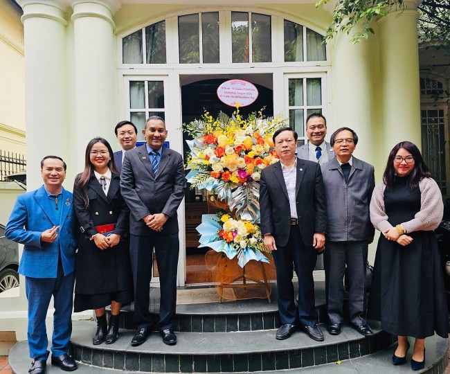 Vietnam-Sri Lanka Friendship Association Extends Congratulations on 78th Anniversary of Sri Lanka’s Independence Day