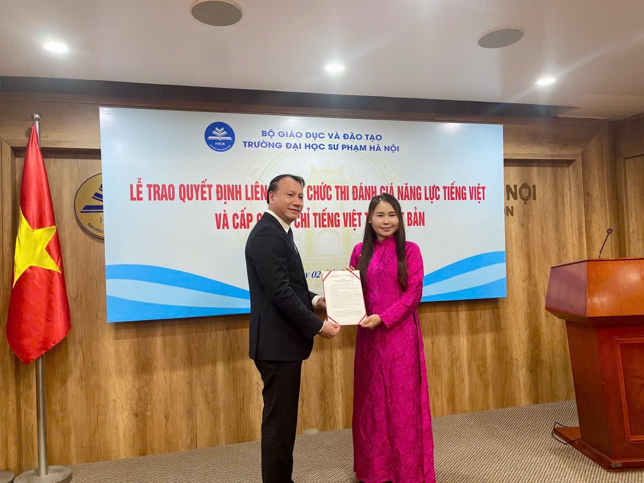 Standardizing Vietnamese Language Proficiency and Awarding Vietnamese Language Certificates in Japan