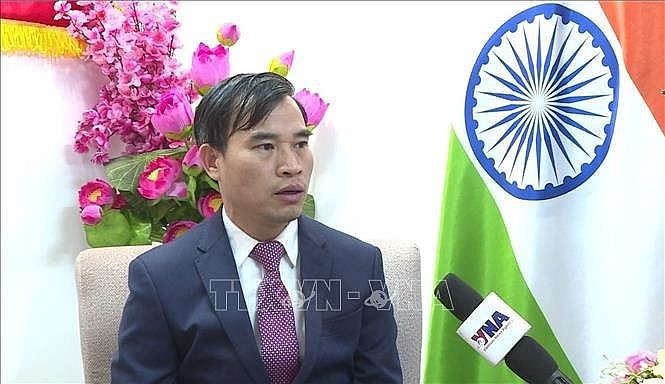 Vietnamese Trade Counselor in India Bui Trung Thuong (Photo: VNA)
