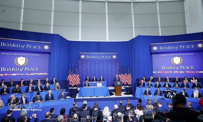 A view of the inaugural meeting of the Board of Peace. (Photo: VNA) A view of the inaugural meeting of the Board of Peace. (Photo: VNA)