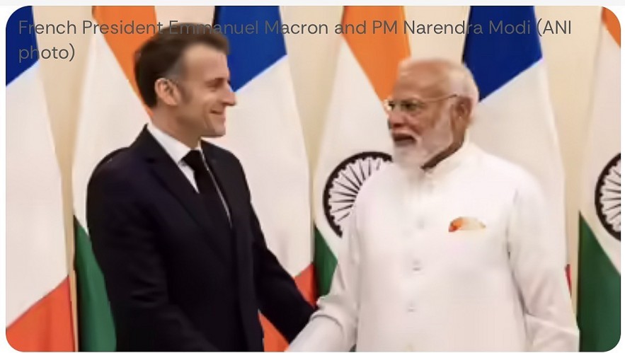 Key pacts signed as PM Modi hosts France's Macron for plane cooperation