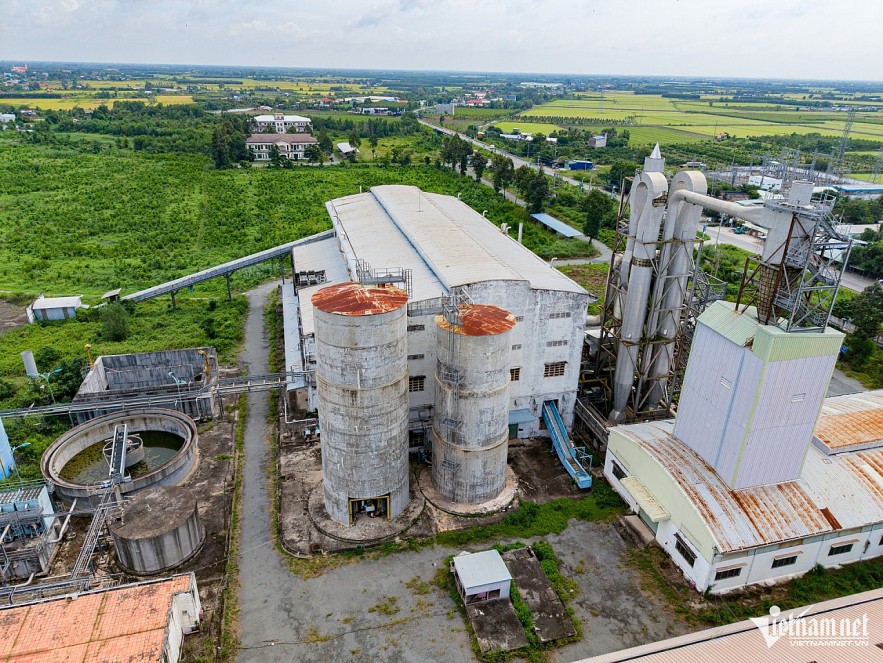 The Phuong Nam Pulp Mill project in Thanh Hoa Commune, Tay Ninh Province, formerly Long An, is among the most prolonged and difficult loss-making cases in the industry and trade sector. Photo: Nguyen Hue