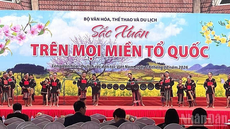 The program is launched at the Viet Nam National Village for Ethnic Culture and Tourism.